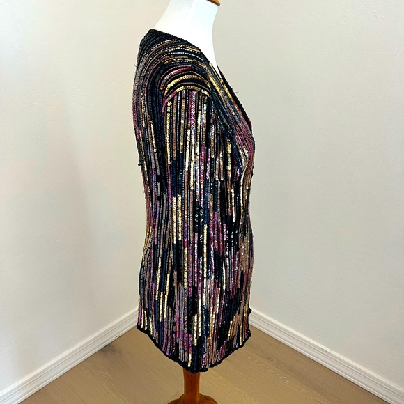 Midi Colorful Sequin Wrap | She Sparkles ✨ - Picture 4 of 5